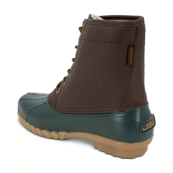 JBU By Jambu Men\'s Maine Duck Boot Waterproof Dark Brown Size 11 Medium
